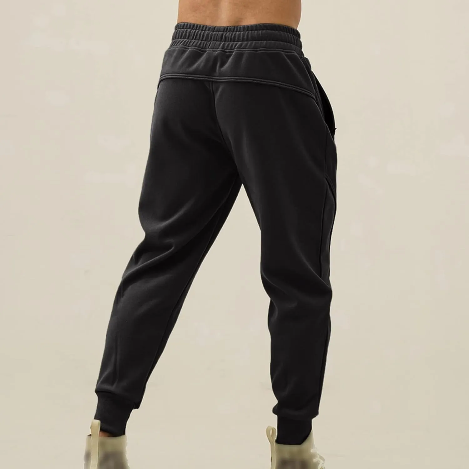 Cargo Pants for Men Big and Tall Cargo Fleece Sweatpants Stretch Elastic Waist Multiple Pockets Sports Pants Fitness