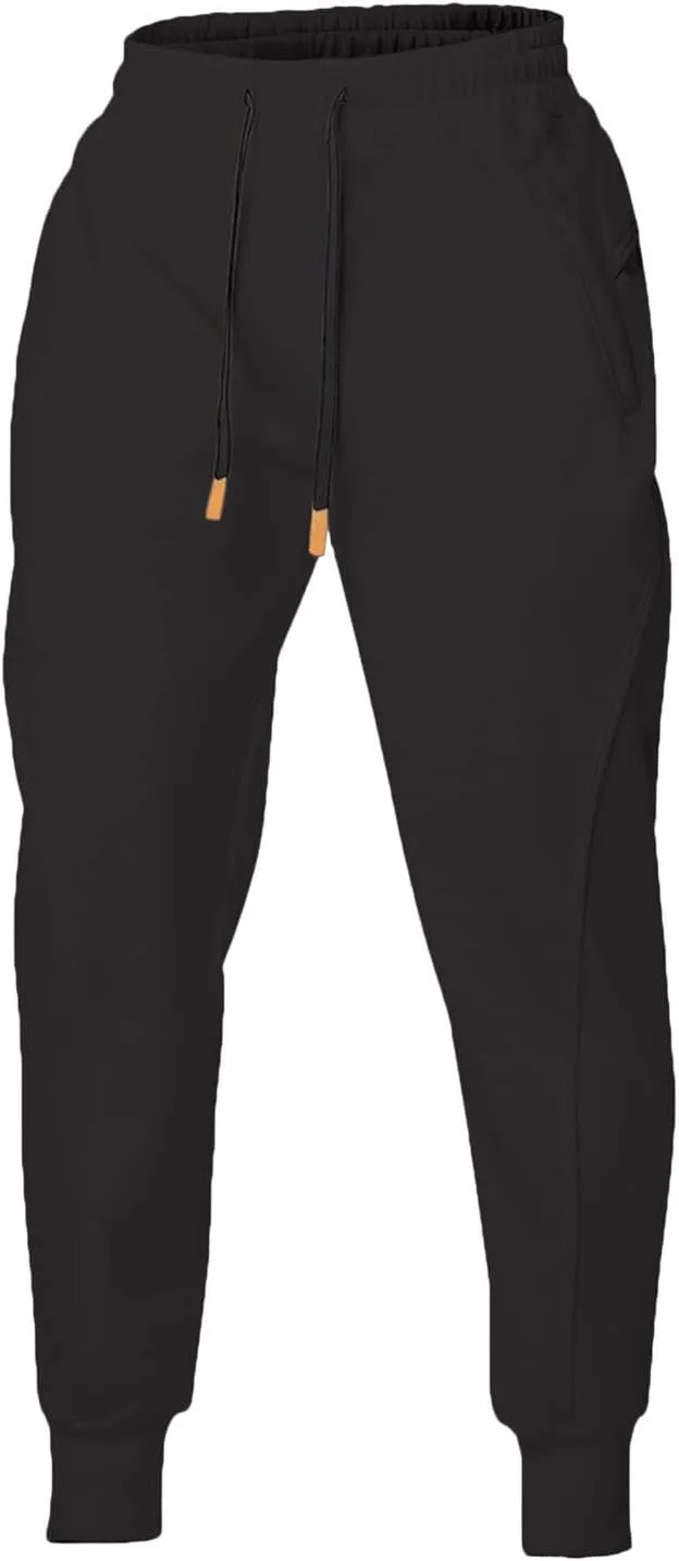 Cargo Pants for Men Big and Tall Cargo Fleece Sweatpants Stretch Elastic Waist Multiple Pockets Sports Pants Fitness
