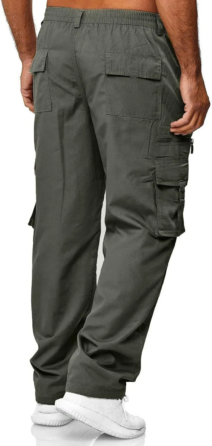 Cargo Pants for Men Big and Tall Sweatpants Work Pants for Men with Pockets Mens Joggers Mens Fashion Joggers Sports