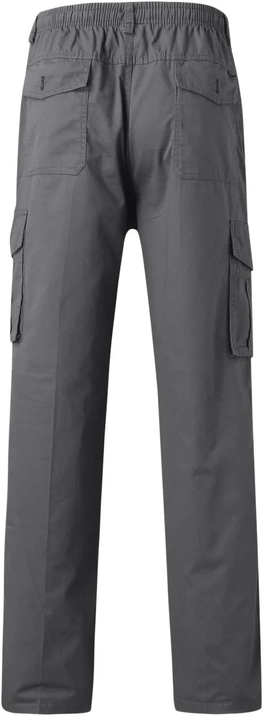 Cargo Pants for Men Joggers Casual Loose Fit Baggy Athletic Jogger Pants with Pockets Sweatpants for Men Men's Active