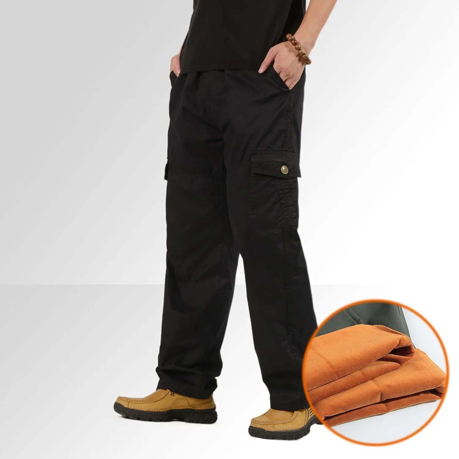 Cargo Sweatpants for Men Big and Tall Jogger Sweatpant Mens Cargo Work Pants Relaxed Fit Baggy Sweatpants Pants with