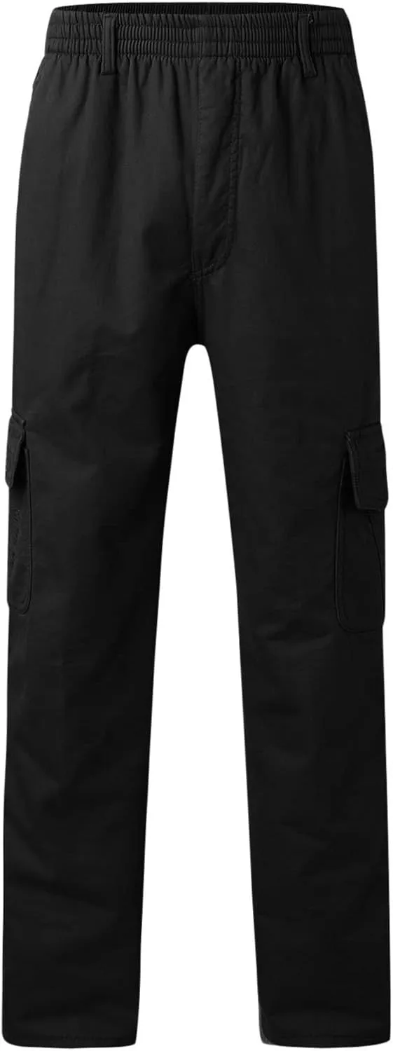 Cargo Sweatpants for Men Big and Tall Jogger Sweatpant Mens Cargo Work Pants Relaxed Fit Baggy Sweatpants Pants with