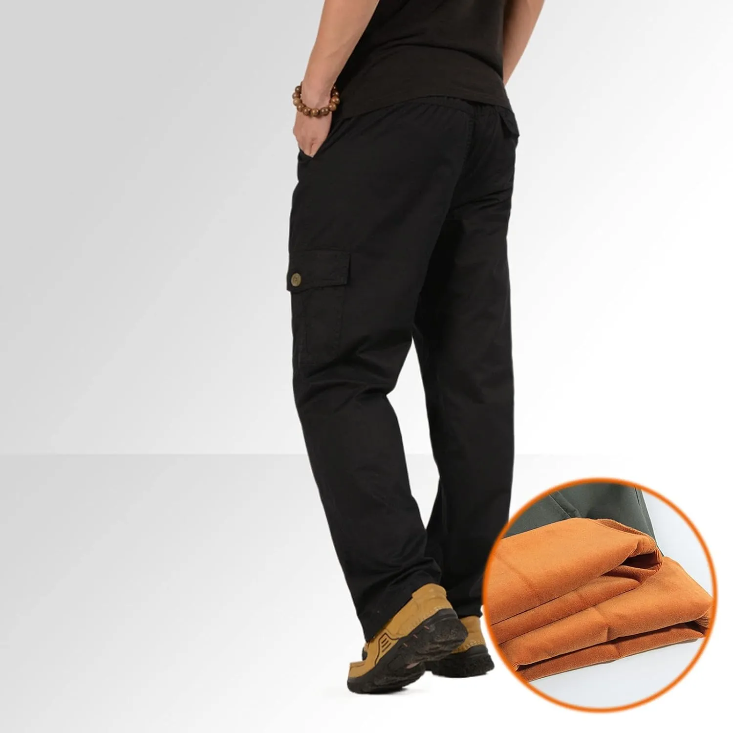 Cargo Sweatpants for Men Big and Tall Jogger Sweatpant Mens Cargo Work Pants Relaxed Fit Baggy Sweatpants Pants with