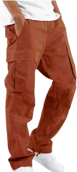 Mens Sweatpants with Pockets with Pockets Fleece Cargo Sweatpants Streetwear Hip Hop Pants Cargo Pants Joggers Casual