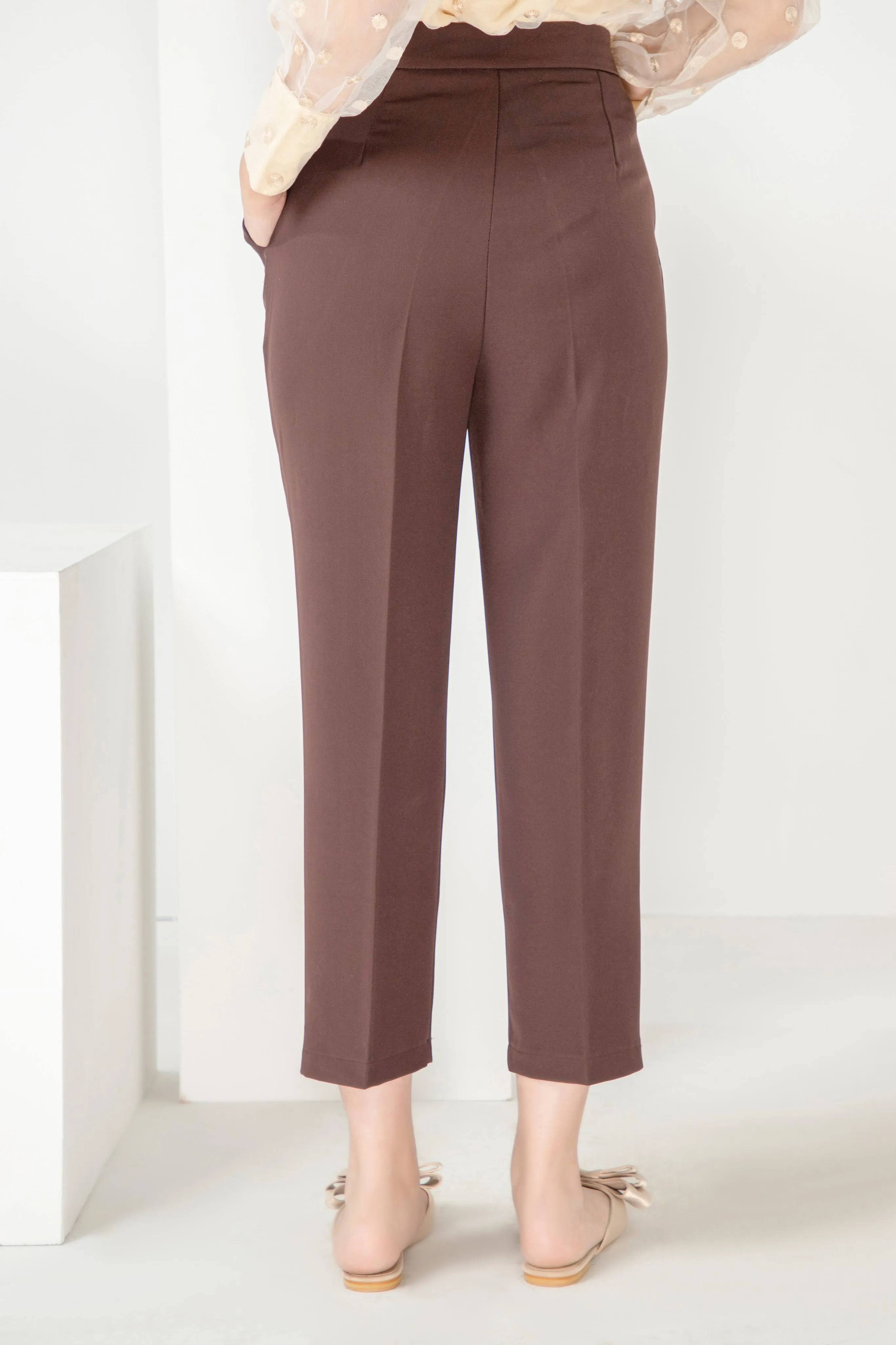 Nallani Tapered pants Burgandy