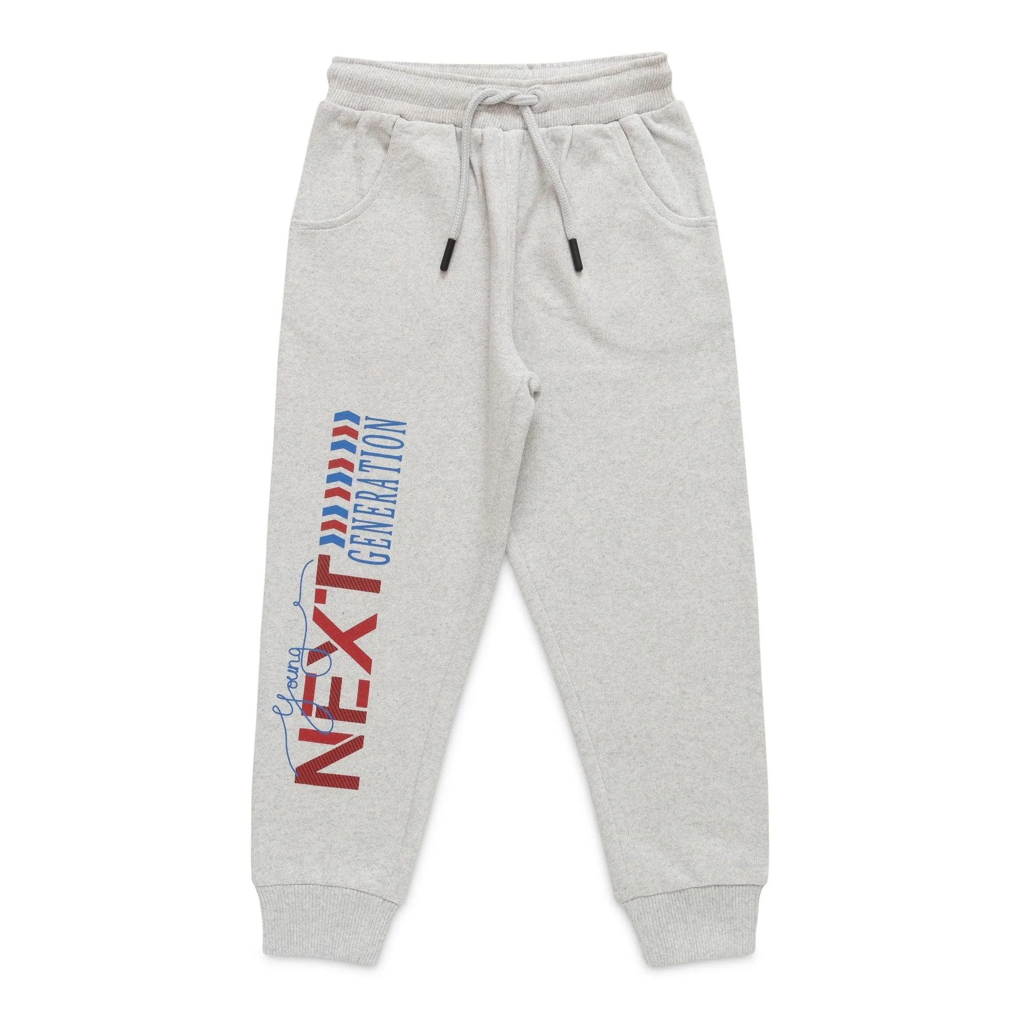 "Boys' Jogger Pants  Pack of 2, 'Next Generation' & 'Athletic Division' Prints, Elastic Waist"