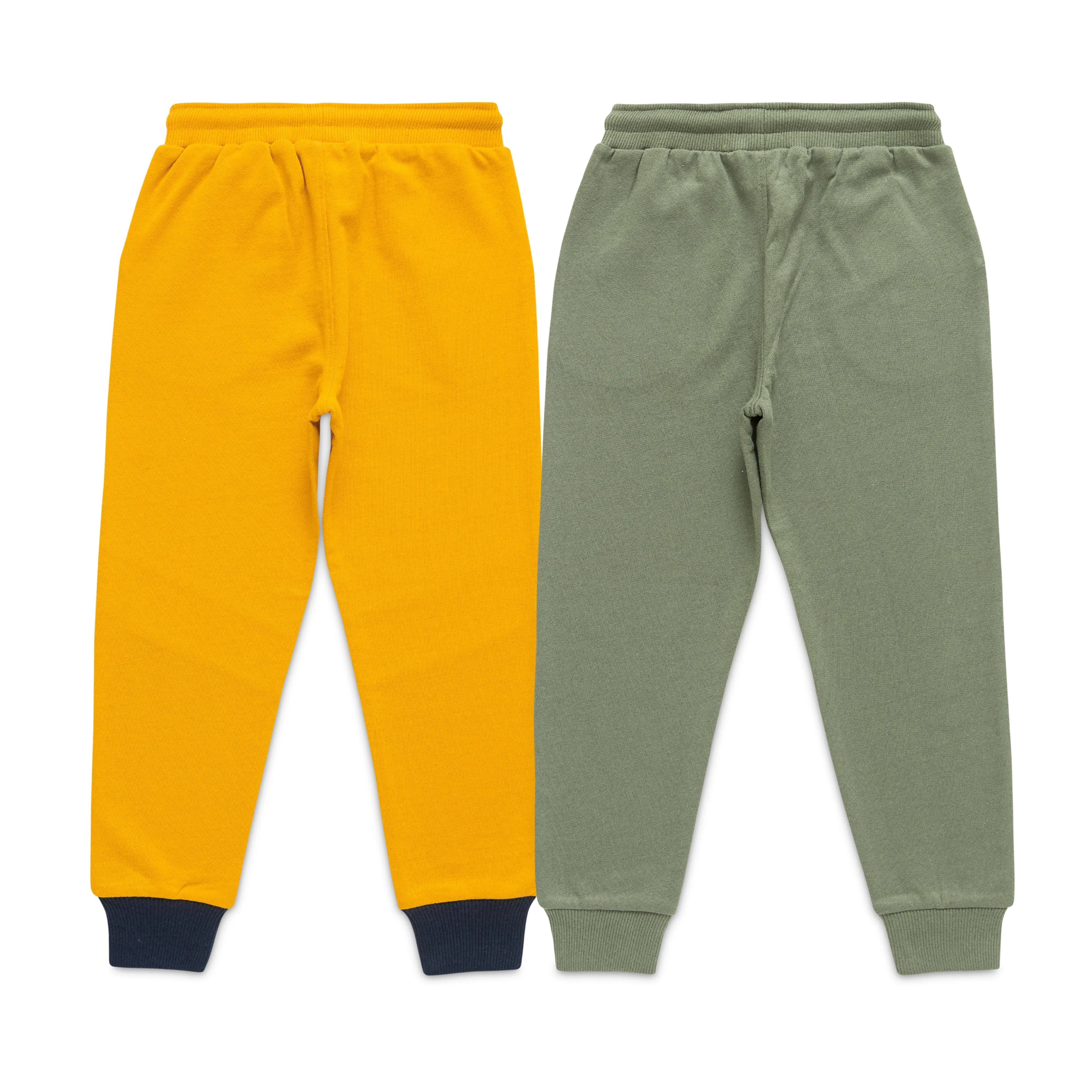 "Boys' Jogger Pants  Pack of 2, Sporty 'Next Generation' & 'Athletic Division' Prints, Cotton Blend"