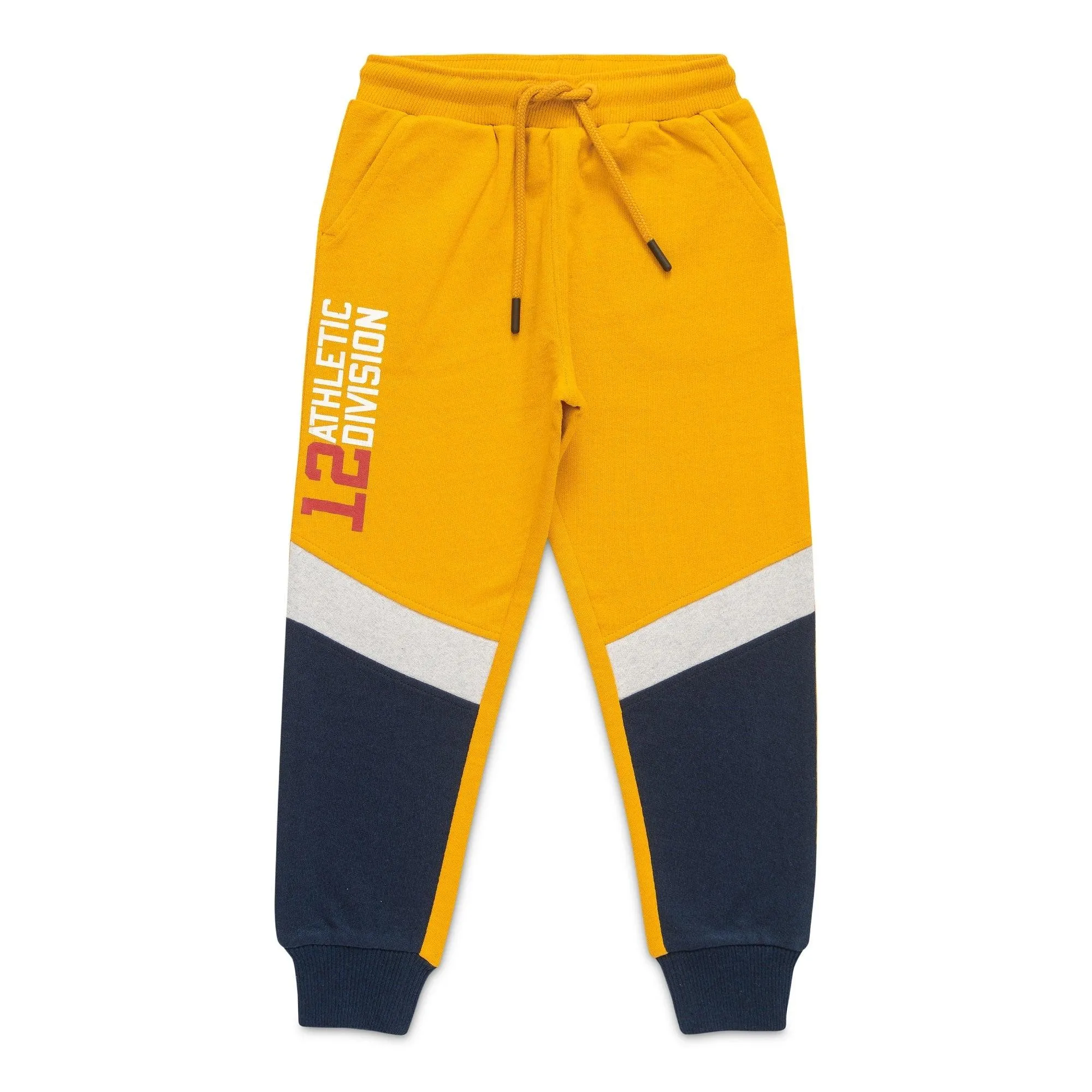 "Boys' Jogger Pants  Pack of 2, Sporty 'Next Generation' & 'Athletic Division' Prints, Cotton Blend"