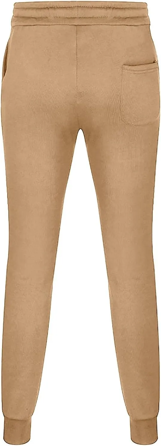 Sweatpants for Men with Pockets Pants Fitness Sports Trousers Men's Cargo Pants Big and Tall Men's Elastic Waist Work