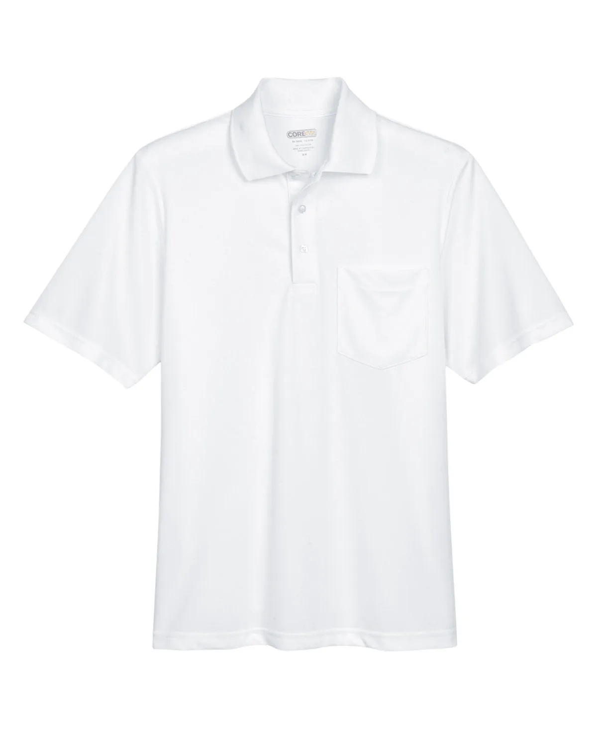 White Moisture Wicking Referee Shirt w/ Pocket