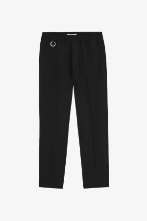 WOOL TAPERED SUIT PANT